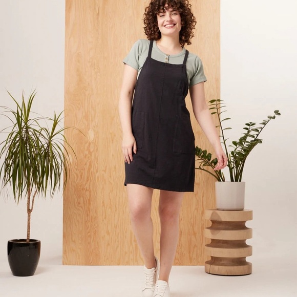 NWT Known Supply 100% Organic Cotton Racerback Macy Dress Jumper - Picture 2 of 7